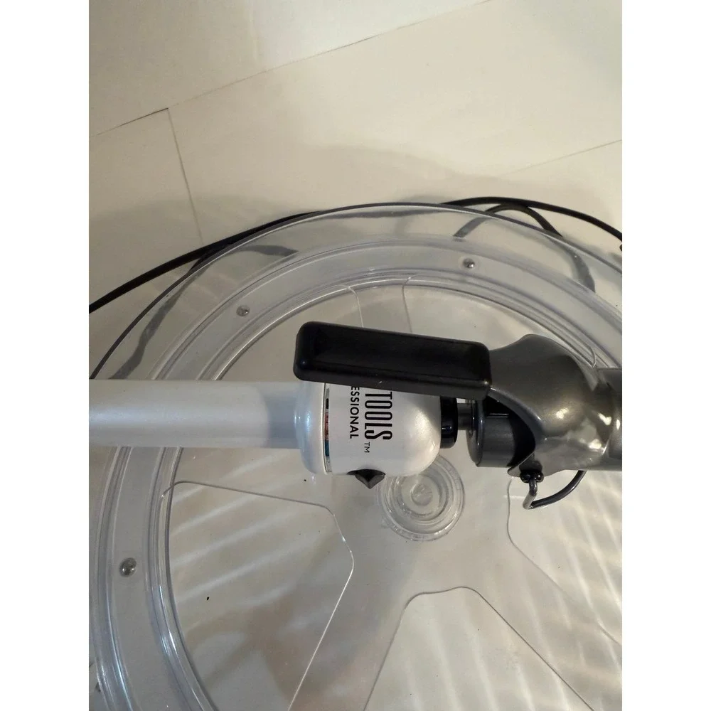 Style White Hot Tools Professional Nano Ceramic Hair Curling Iron Wand Temp Dial